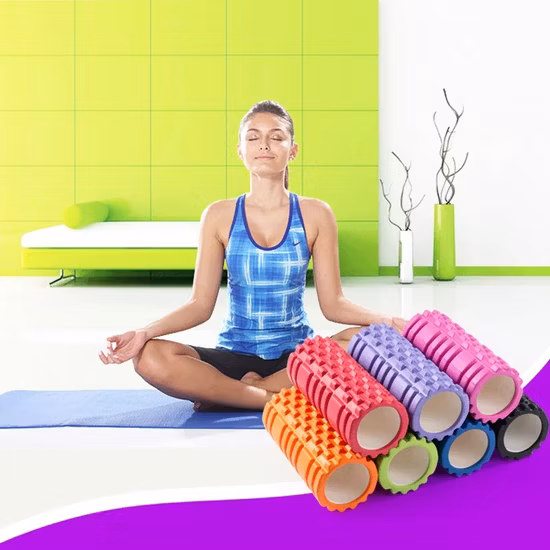 근육 마사지를 위한 고밀도 EVA 중공 맞춤형 로고가 있는 요가 폼 롤러